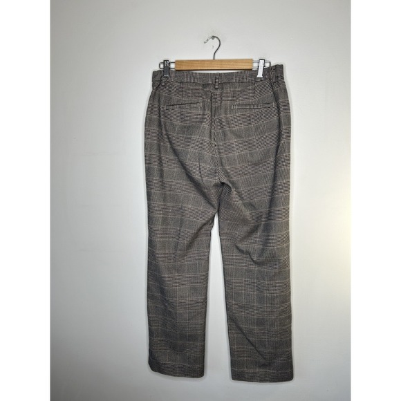 L.L. Bean Womens Classic Fit Black Pinstripes Pants Trousers Size 8 Petite - Picture 9 of 12